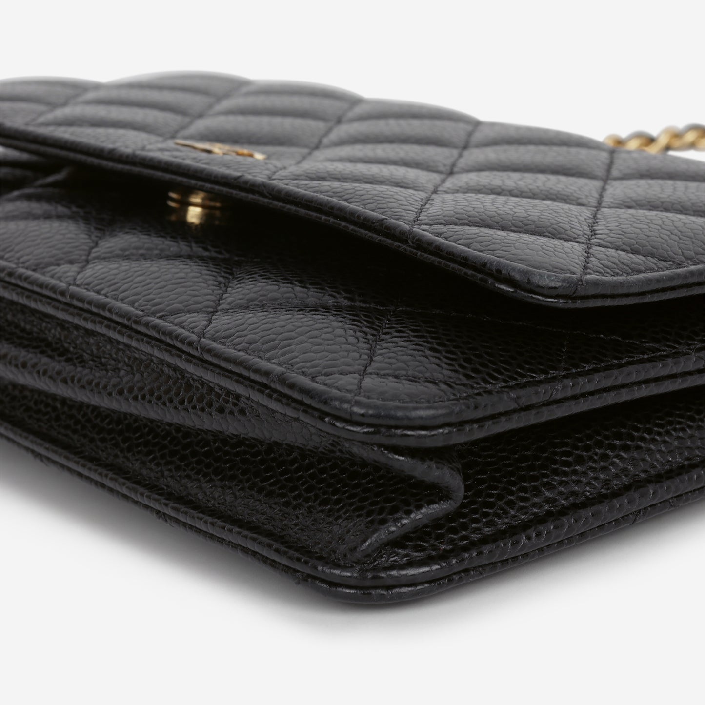 Chanel Classic Wallet on Chain - Black Caviar | Gold Hardware