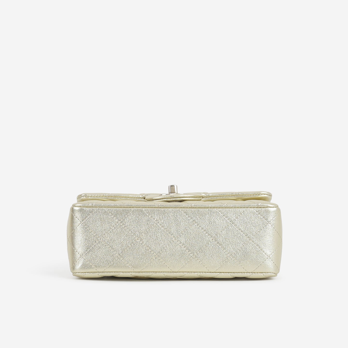 Chanel Mini Rectangular - Gold Metallic Lambskin | Champagne Gold Hardware