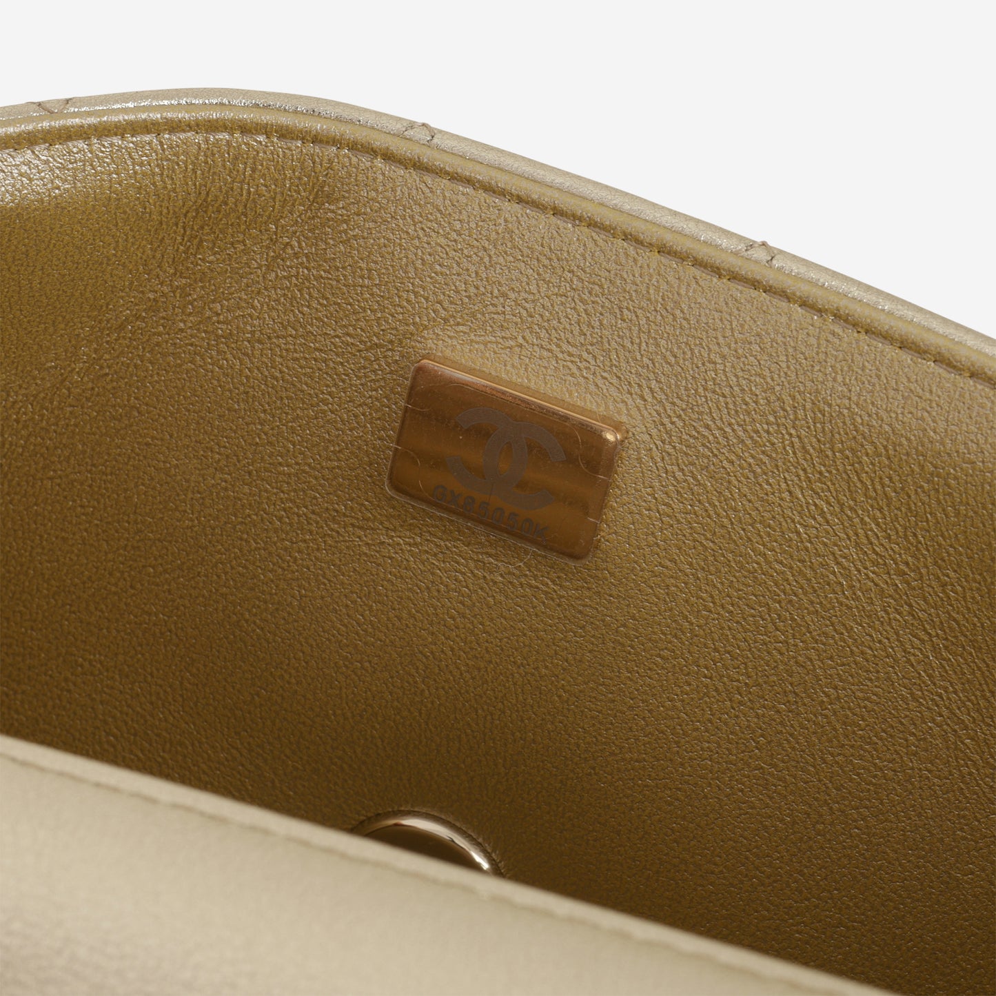 Chanel Mini Rectangular - Gold Metallic Lambskin | Champagne Gold Hardware