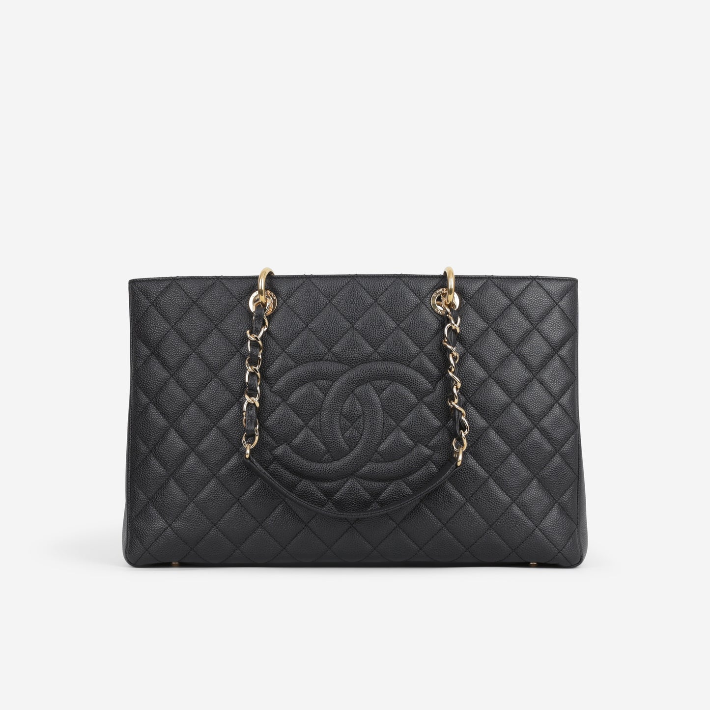 Chanel GST XL - Black Caviar | Gold Hardware