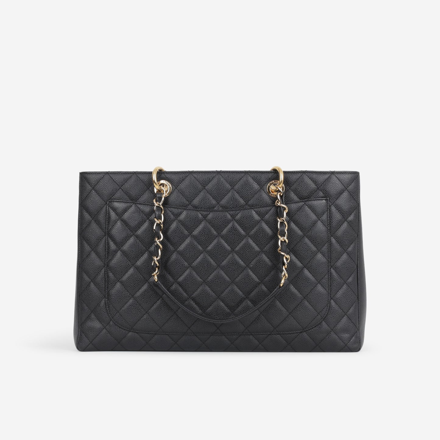 Chanel GST XL - Black Caviar | Gold Hardware