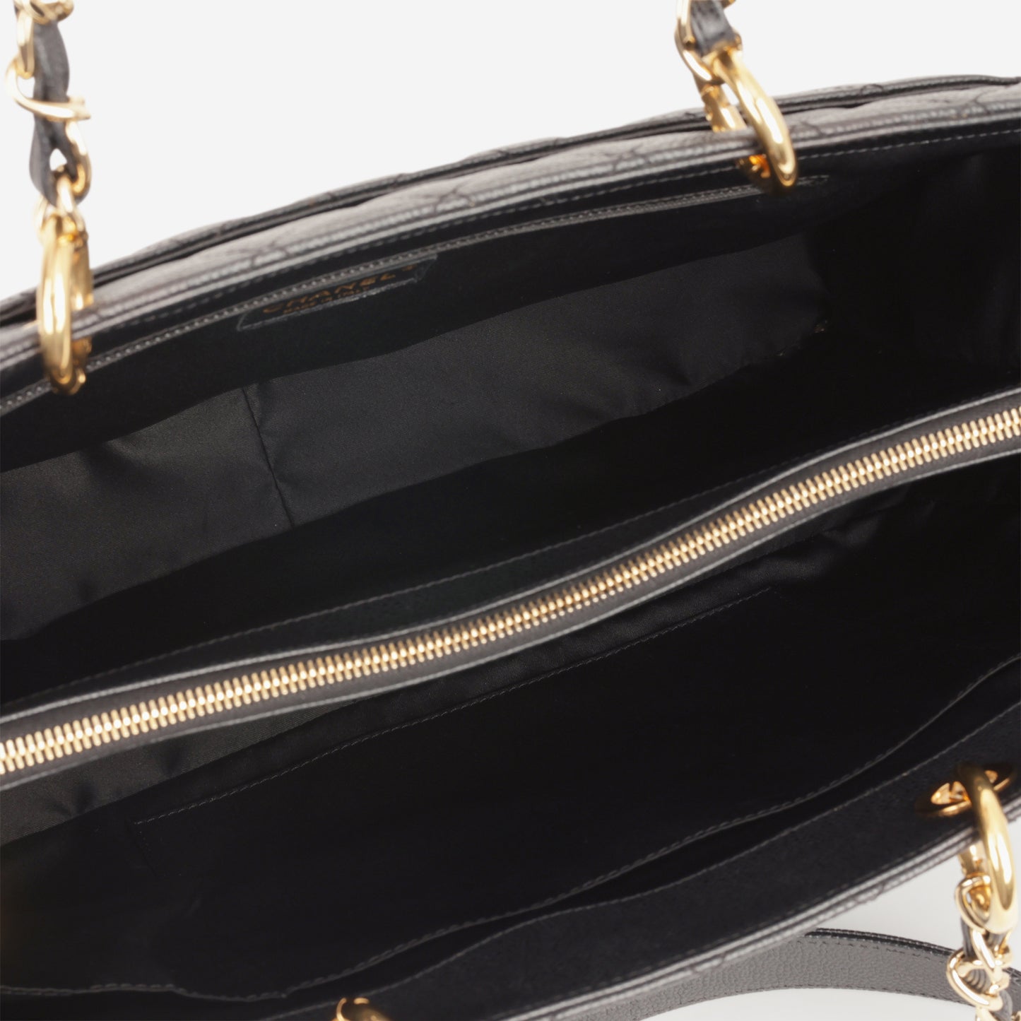 Chanel GST XL - Black Caviar | Gold Hardware