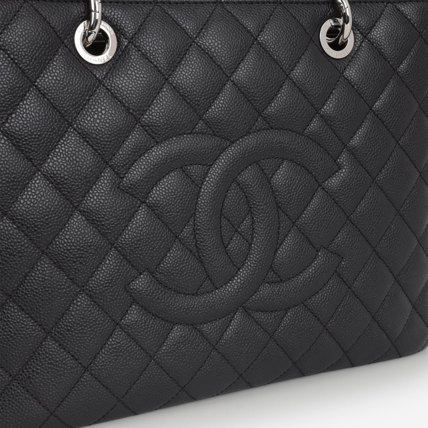 Chanel GST - Black Caviar | Silver Hardware