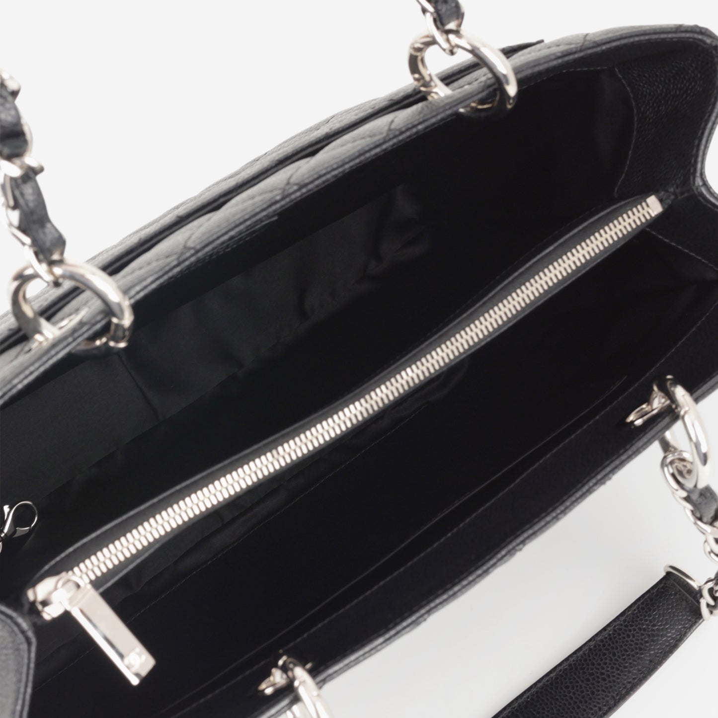 Chanel GST - Black Caviar | Silver Hardware