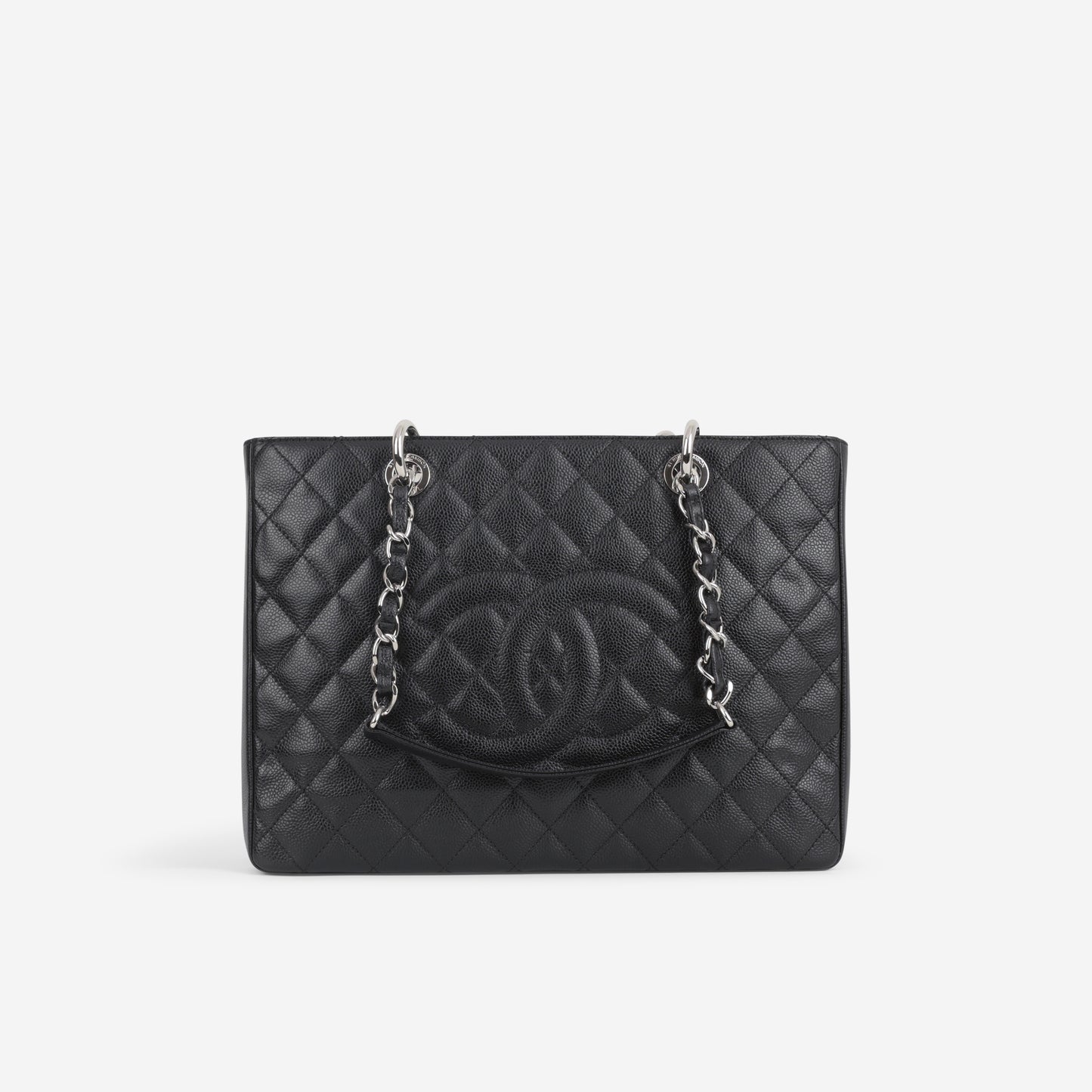 Chanel GST - Black Caviar | Silver Hardware