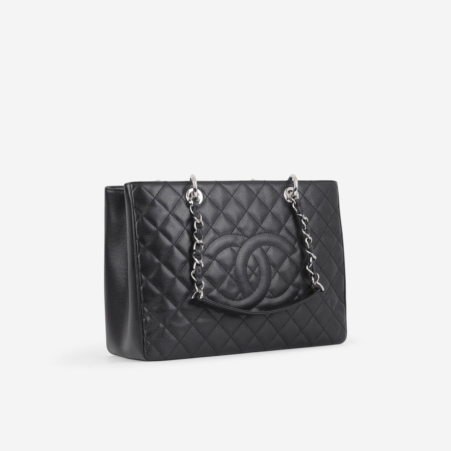 Chanel GST - Black Caviar | Silver Hardware