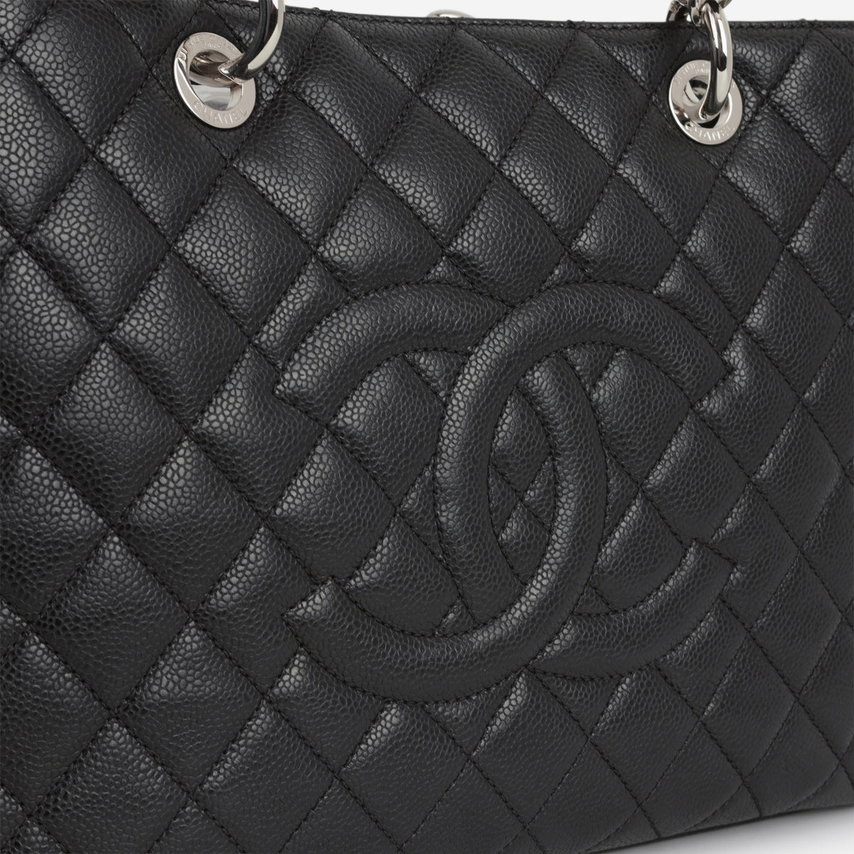 Chanel GST - Black Caviar | Silver Hardware
