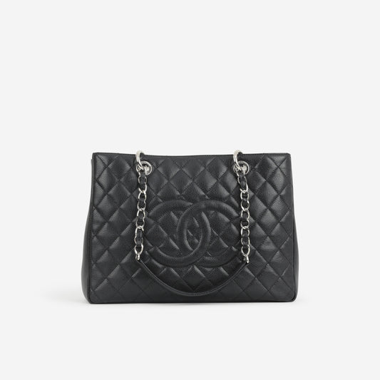 Chanel GST - Black Caviar | Silver Hardware