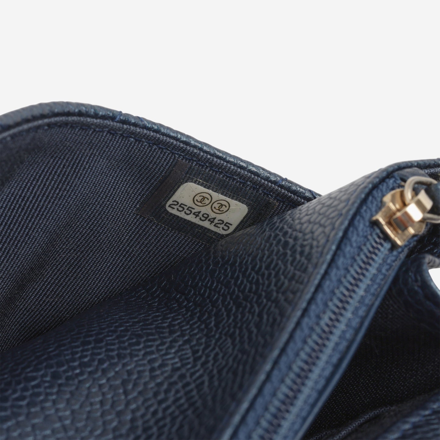 Chanel WOC - Metallic Navy Caviar | Silver Hardware