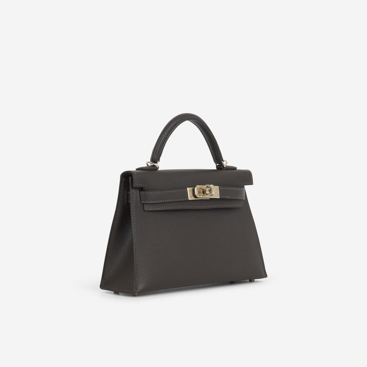 Hermès Kelly 20 - Bai Brun Epsom | Permabrass Hardware