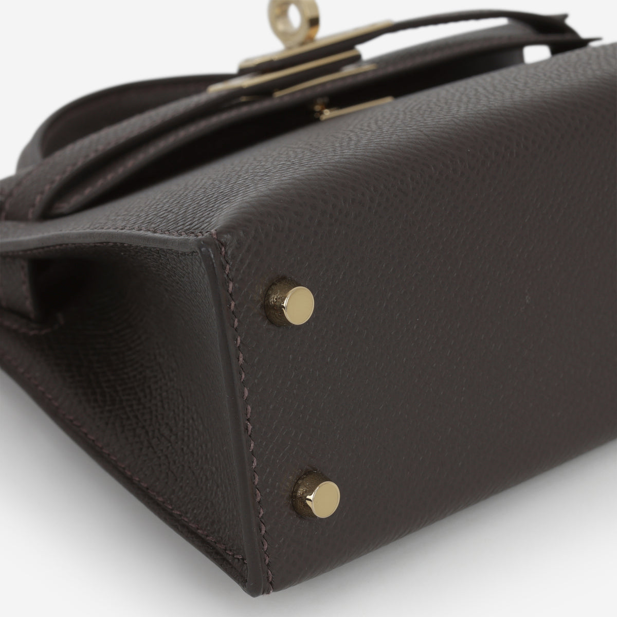 Hermès Kelly 20 - Bai Brun Epsom | Permabrass Hardware