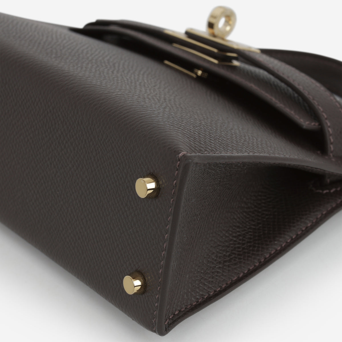 Hermès Kelly 20 - Bai Brun Epsom | Permabrass Hardware