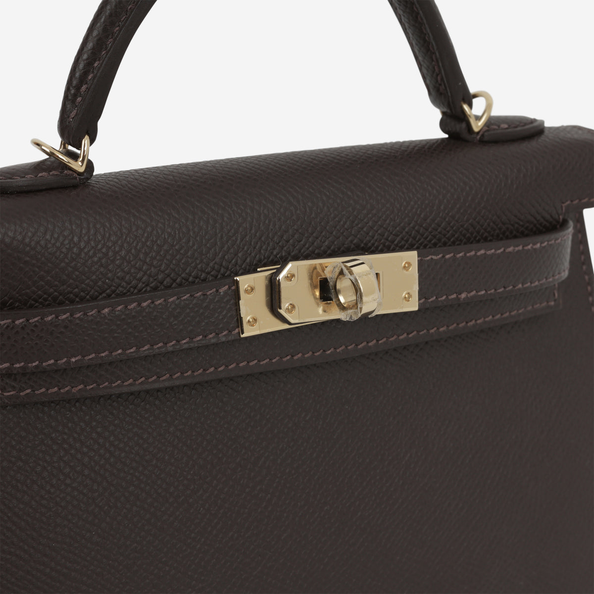 Hermès Kelly 20 - Bai Brun Epsom | Permabrass Hardware