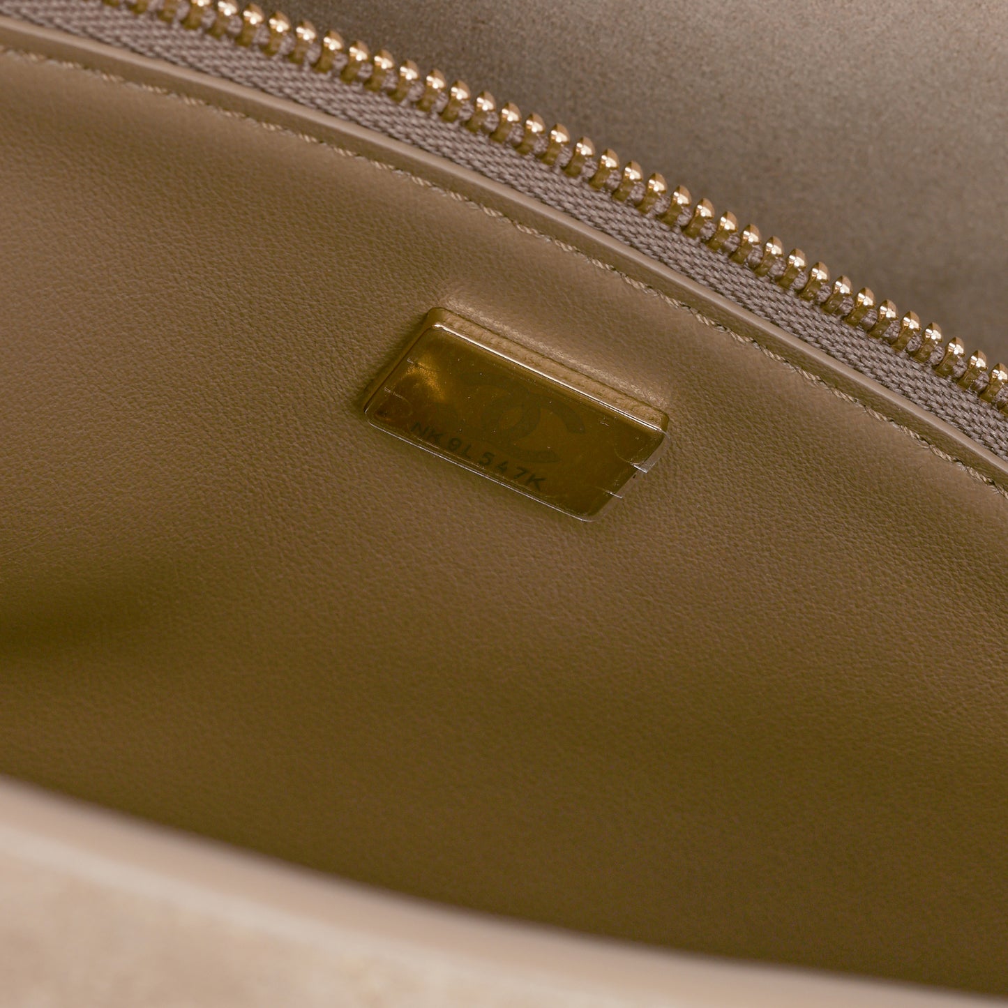 Chanel 2026 Maxi Flap Bag 32 - Dark Beige Suede | Gold Hardware