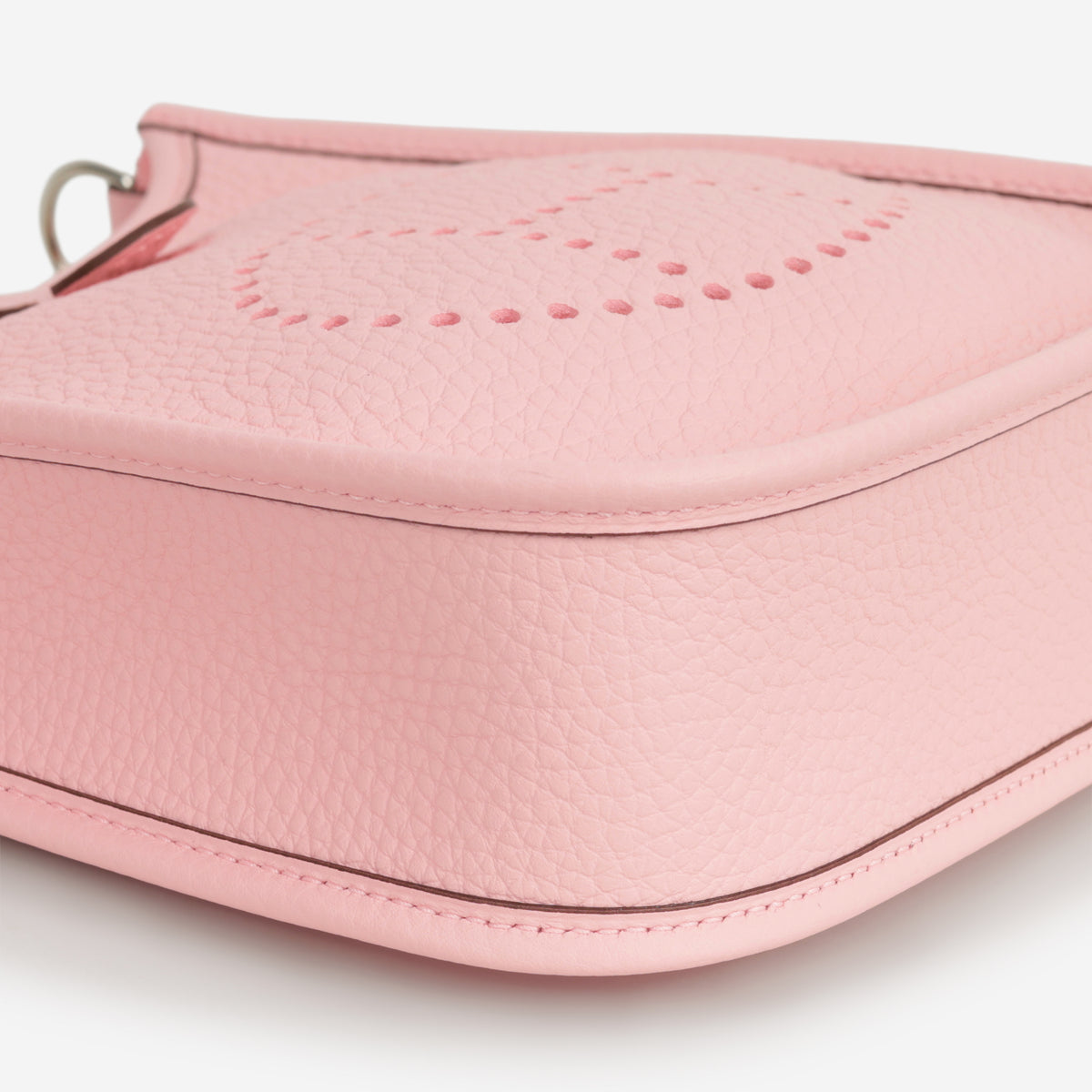 Hermès Mini Evelyne 16 - Rose Sakura Clemence | Palladium Hardware