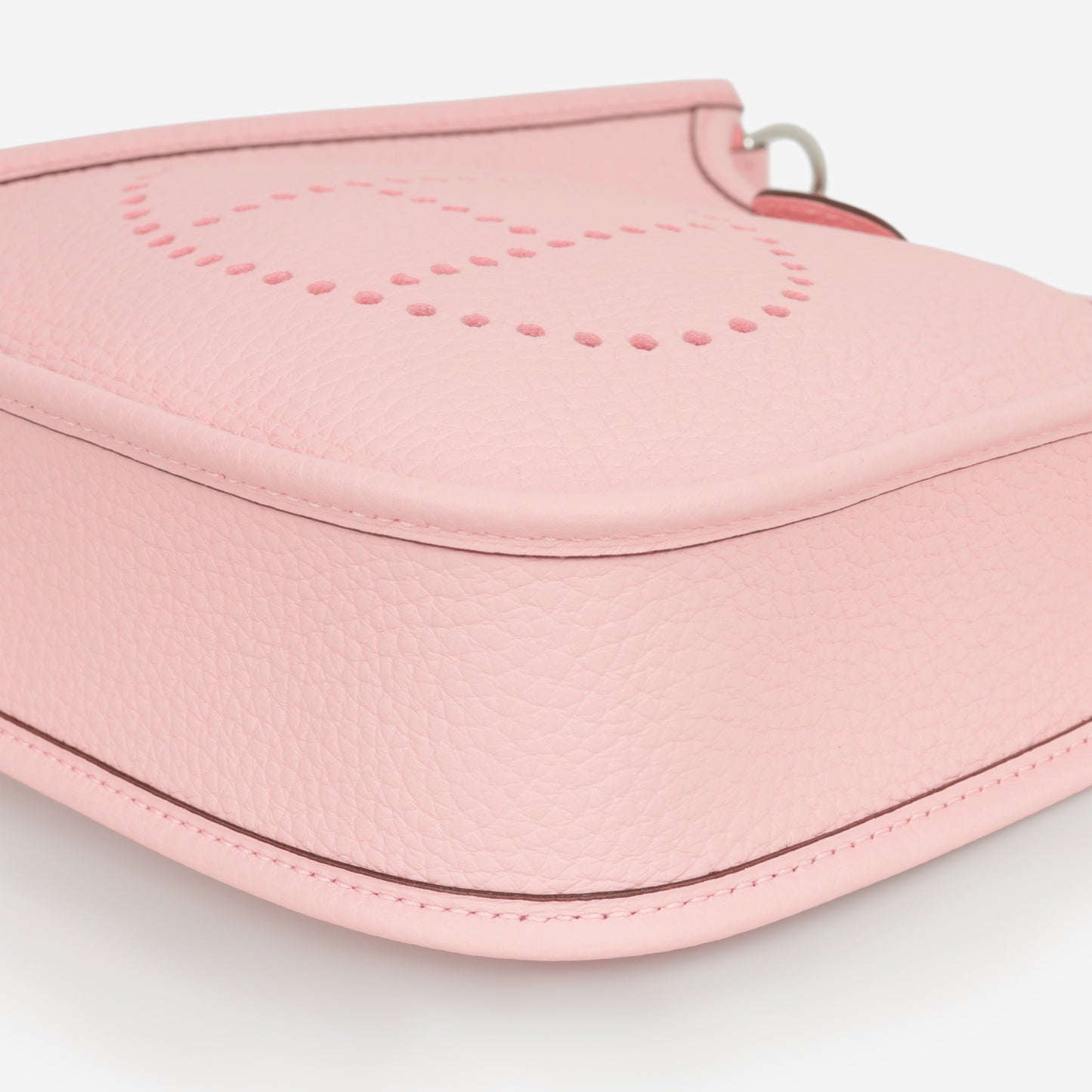 Hermès Mini Evelyne 16 - Rose Sakura Clemence | Palladium Hardware