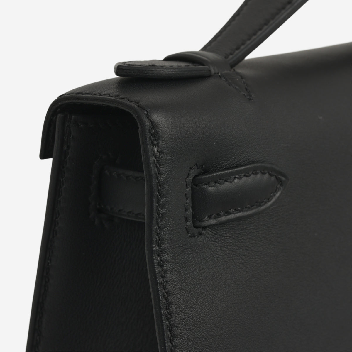 Hermès Kelly Pochette - Black Swift | Gold Hardware