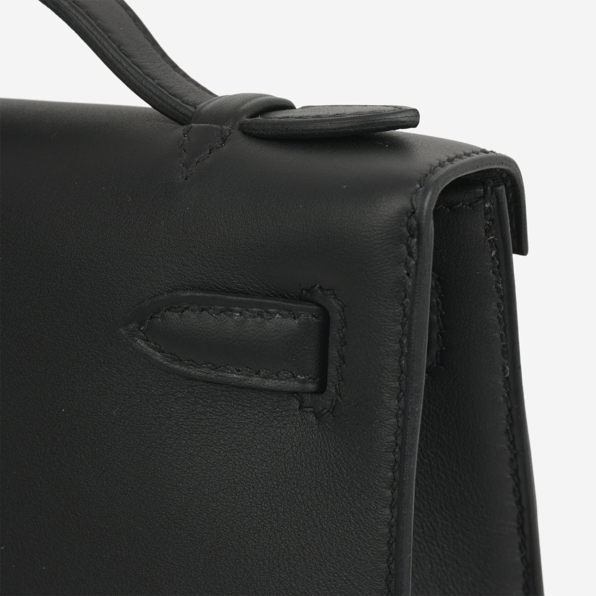 Hermès Kelly Pochette - Black Swift | Gold Hardware