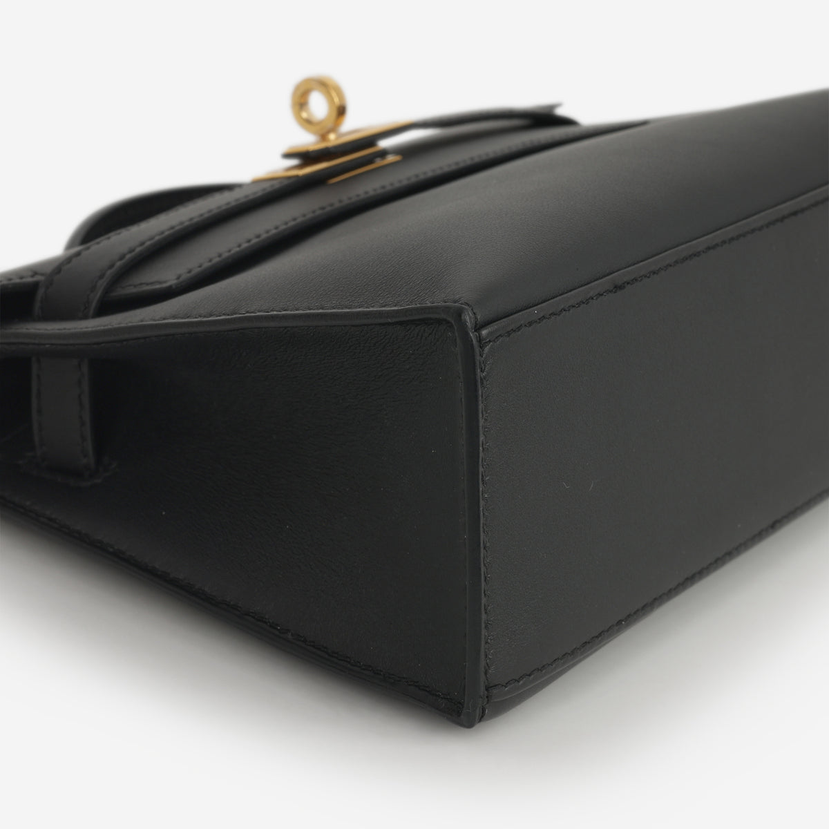 Hermès Kelly Pochette - Black Swift | Gold Hardware