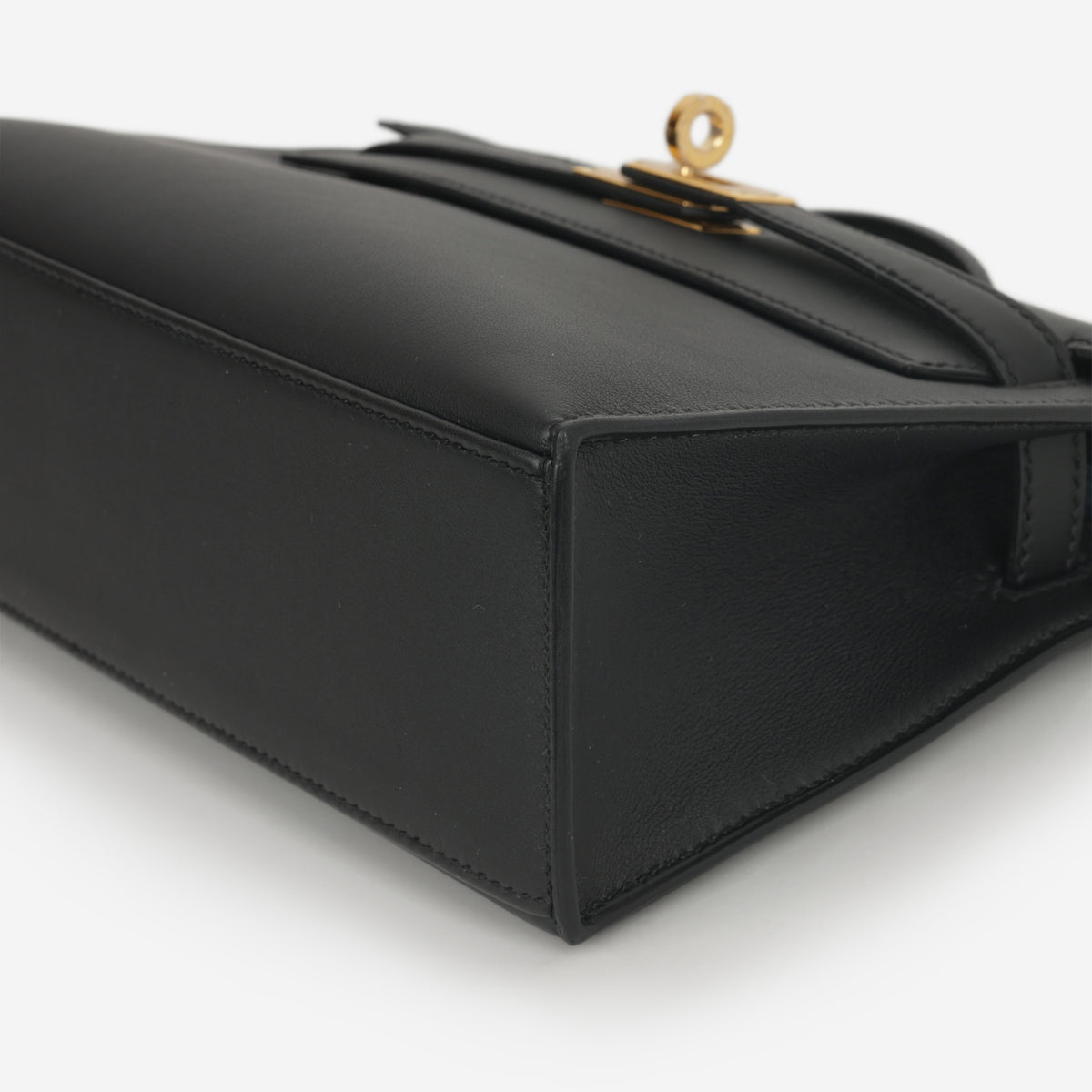 Hermès Kelly Pochette - Black Swift | Gold Hardware