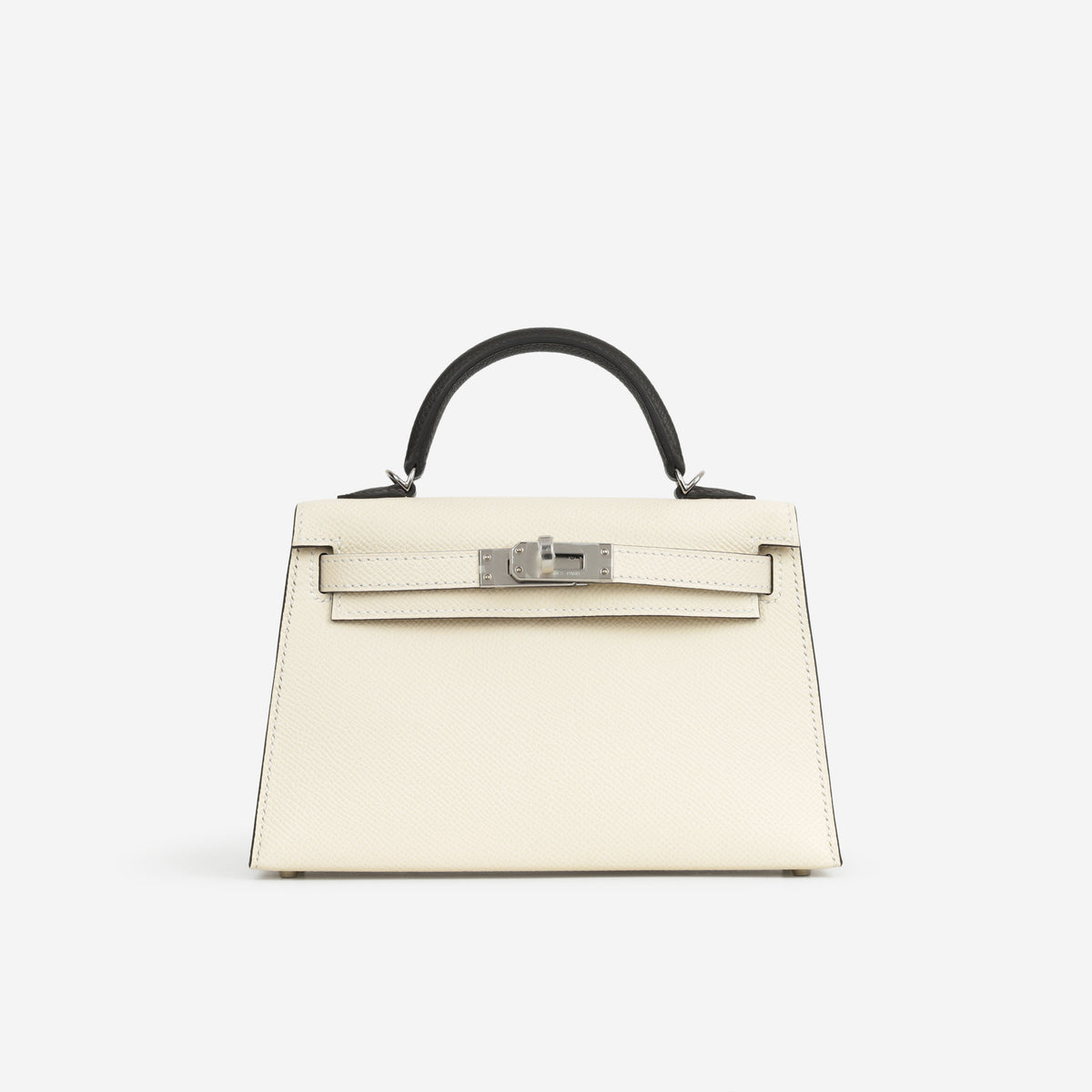 Hermès Tri-Color Mini Kelly 20 - Nata / Bai Brun / Poussiere Epsom | Palladium Hardware