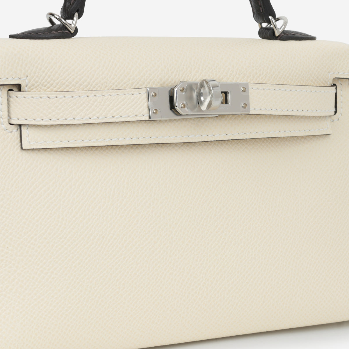Hermès Tri-Color Mini Kelly 20 - Nata / Bai Brun / Poussiere Epsom | Palladium Hardware