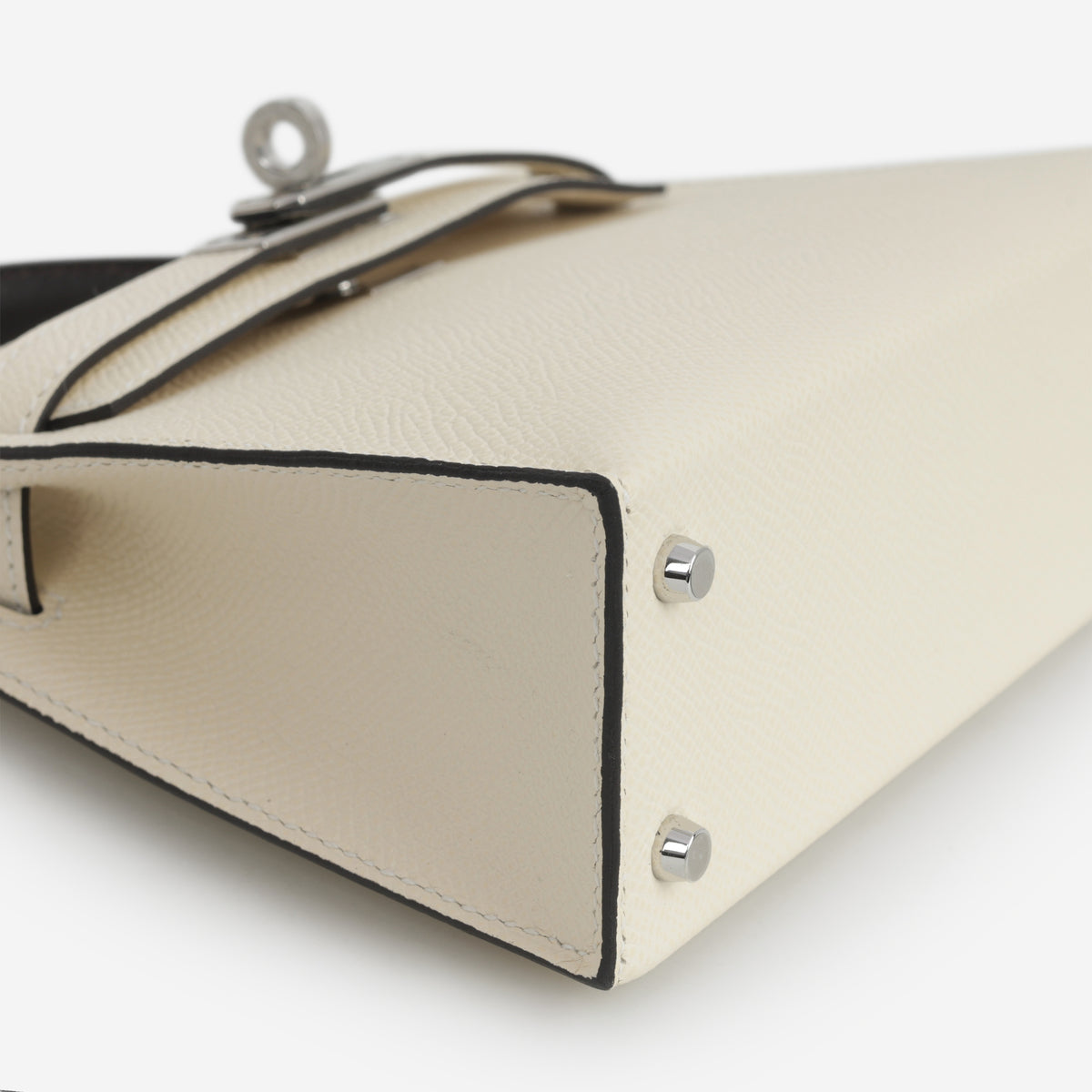 Hermès Tri-Color Mini Kelly 20 - Nata / Bai Brun / Poussiere Epsom | Palladium Hardware