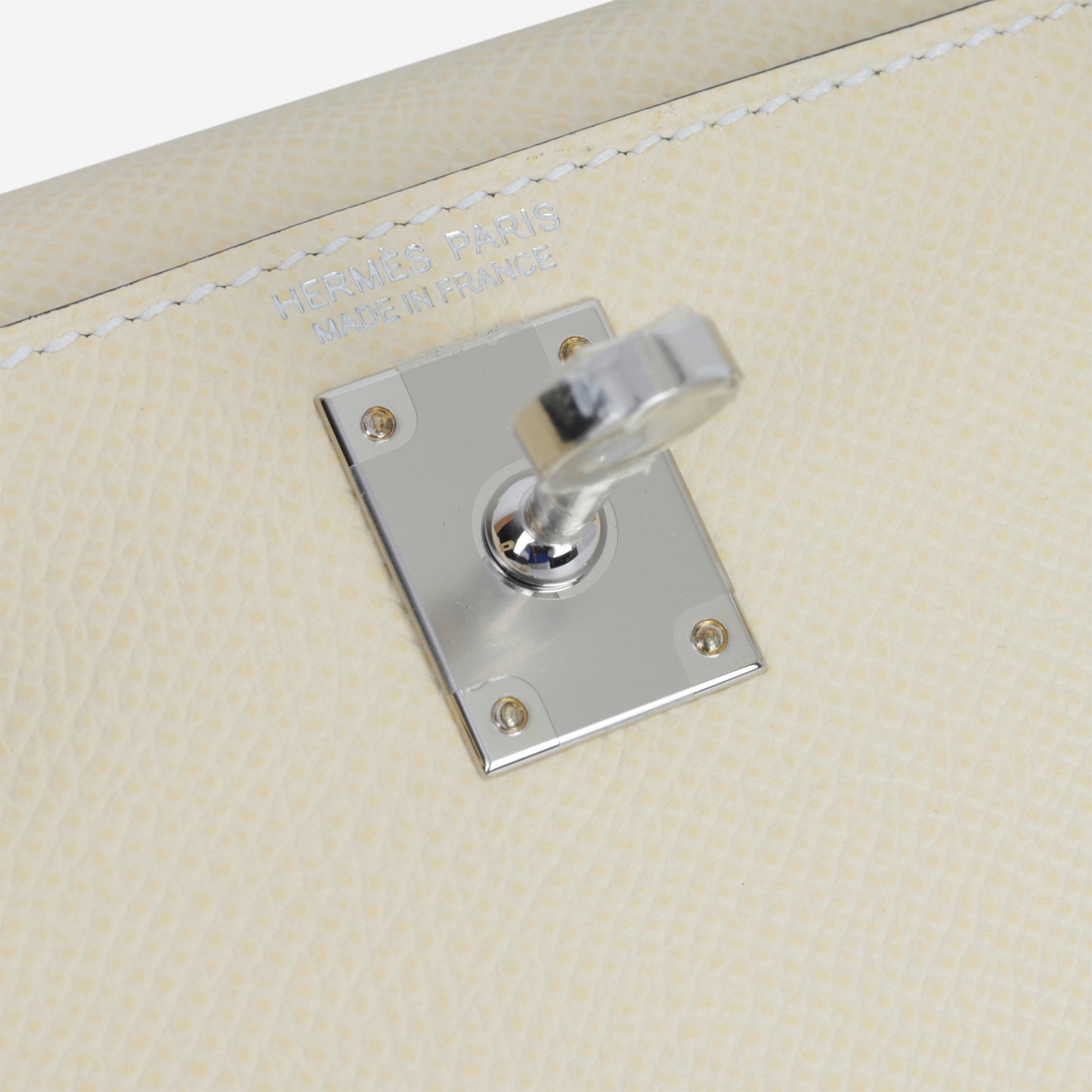 Hermès Tri-Color Mini Kelly 20 - Nata / Bai Brun / Poussiere Epsom | Palladium Hardware