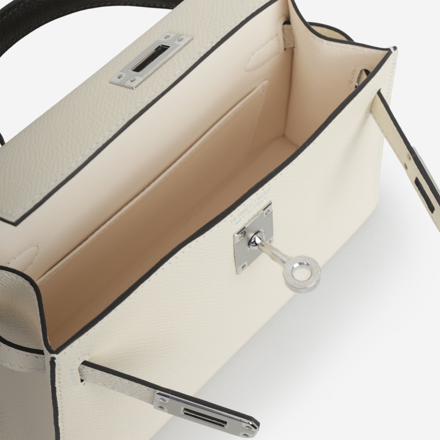 Hermès Tri-Color Mini Kelly 20 - Nata / Bai Brun / Poussiere Epsom | Palladium Hardware