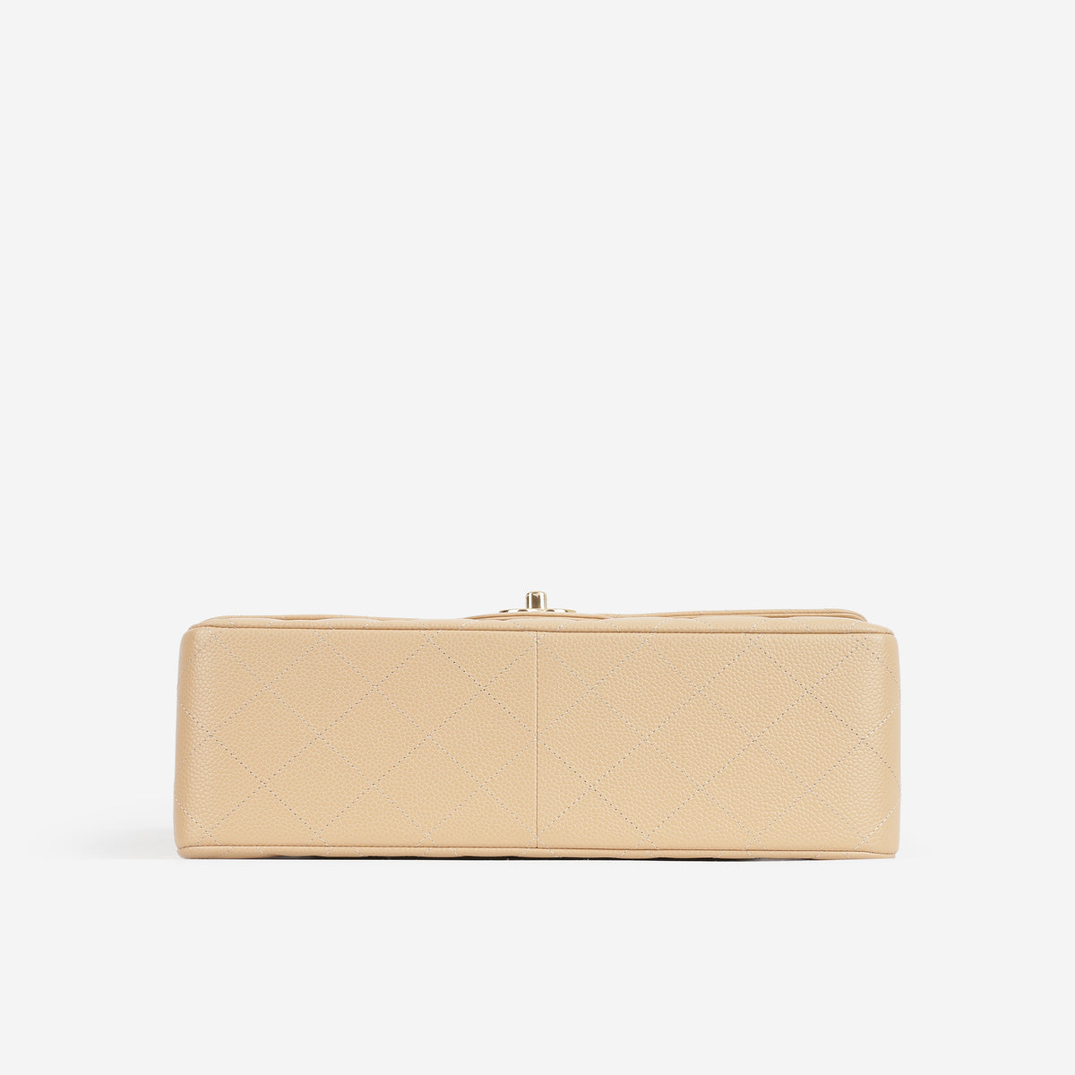 Chanel Classic Jumbo Double Flap - Beige Caviar | Gold Hardware