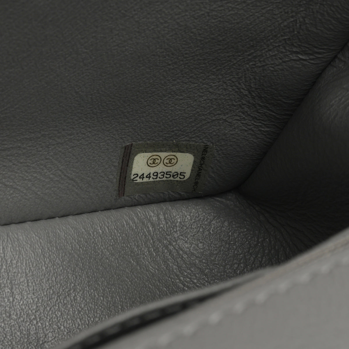 Chanel Mini Flap Rectangular - Grey Caviar | Silver Hardware