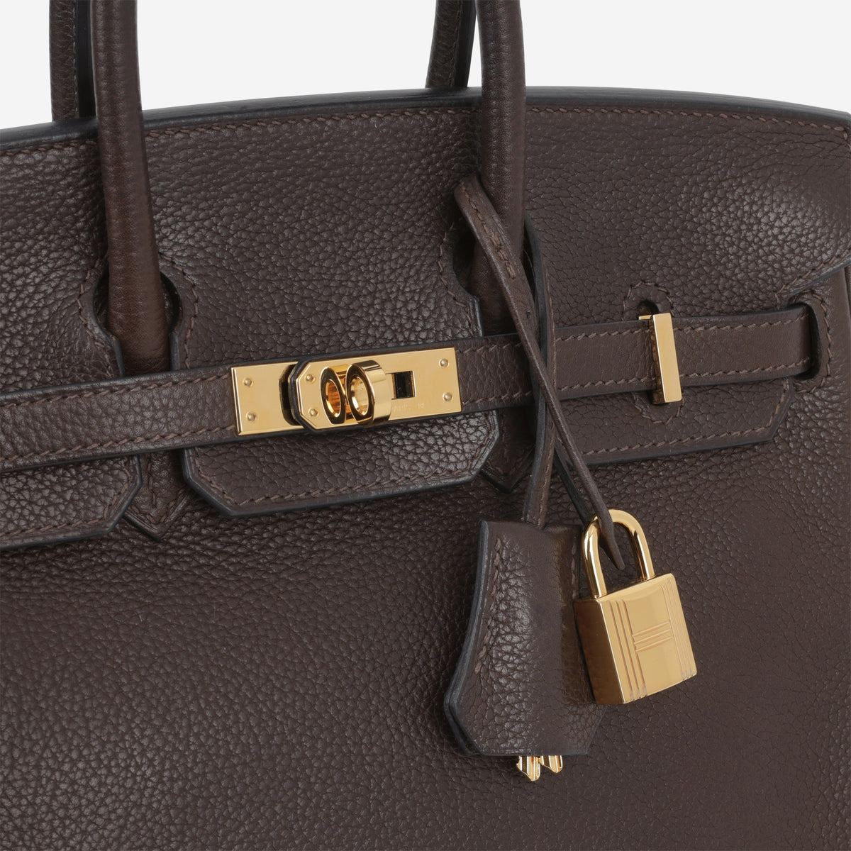 Hermès Birkin 25 - Ebene Barenia Faubourg | Gold Hardware