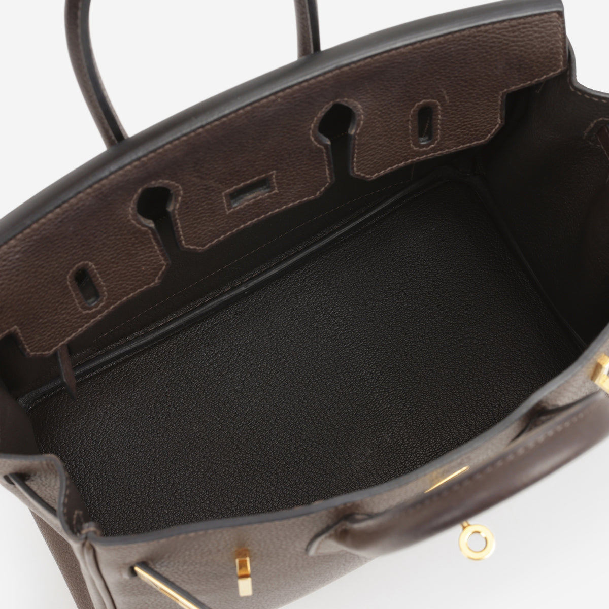Hermès Birkin 25 - Ebene Barenia Faubourg | Gold Hardware