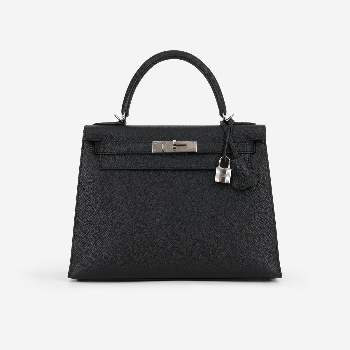 Hermès Kelly 28 - Black Epsom | Palladium Hardware