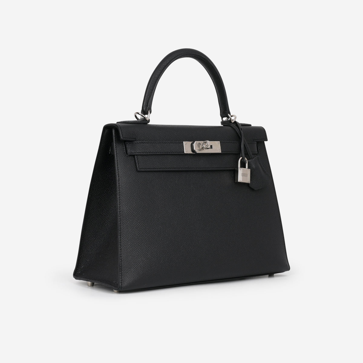 Hermès Kelly 28 - Black Epsom | Palladium Hardware