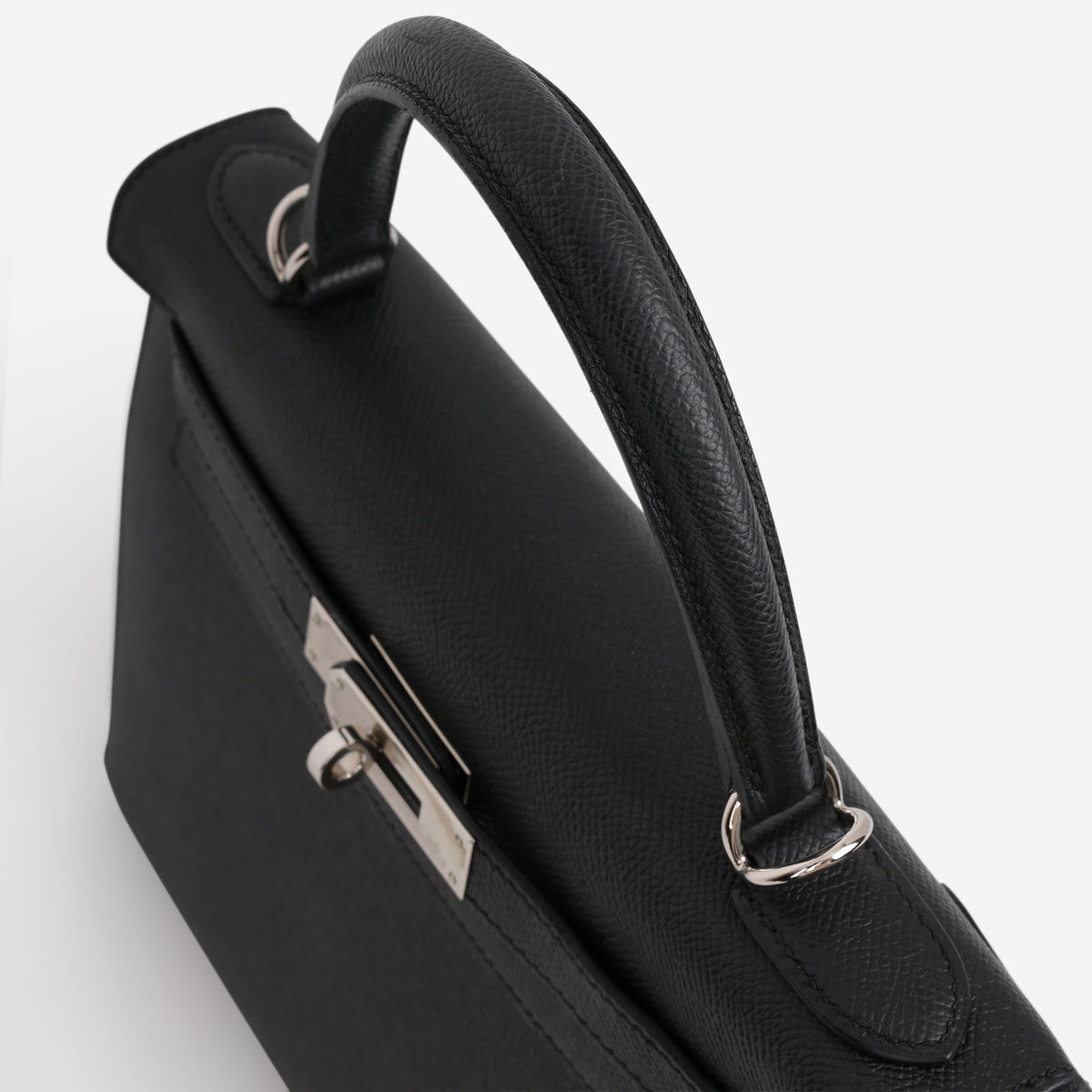 Hermès Kelly 28 - Black Epsom | Palladium Hardware