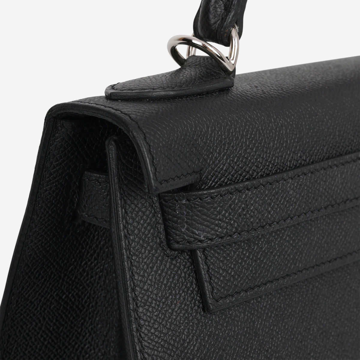 Hermès Kelly 28 - Black Epsom | Palladium Hardware