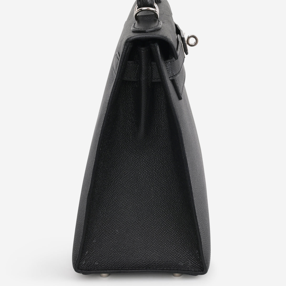 Hermès Kelly 28 - Black Epsom | Palladium Hardware