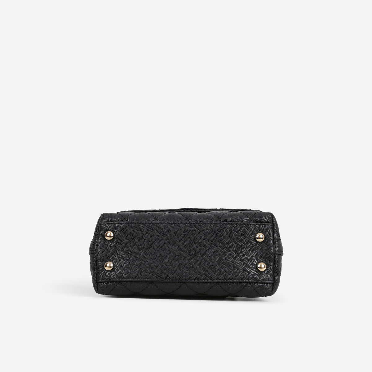 Chanel Mini Coco Handle - Black Caviar | Champagne Gold Hardware