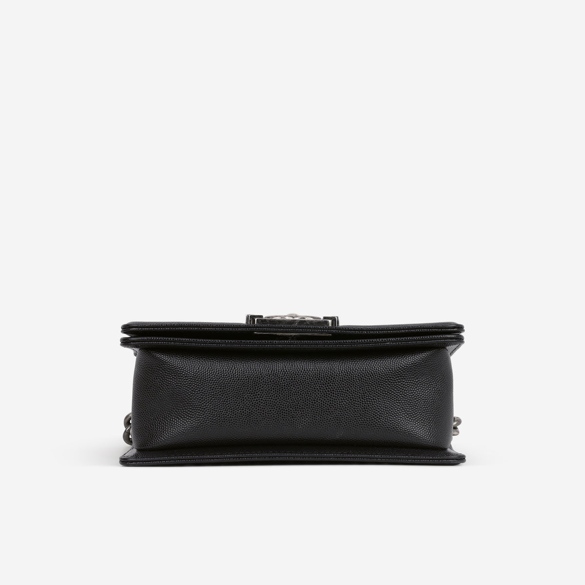 Chanel Small Boy Bag - Black Caviar | Ruthenium Hardware