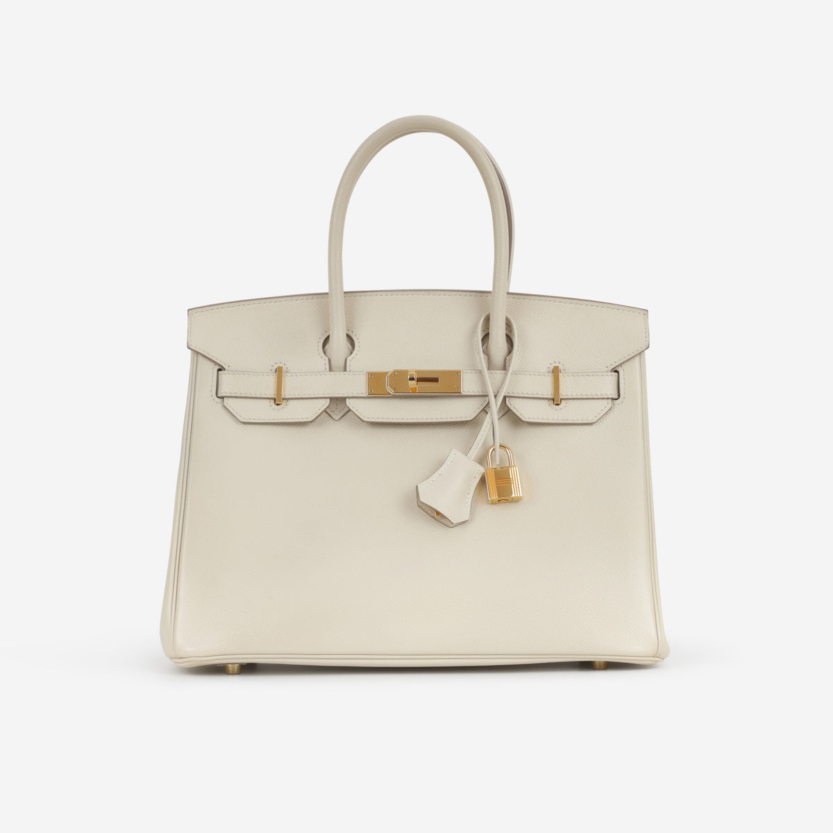 Hermès Birkin 30 - Craie Epsom Retourne | Gold Hardware