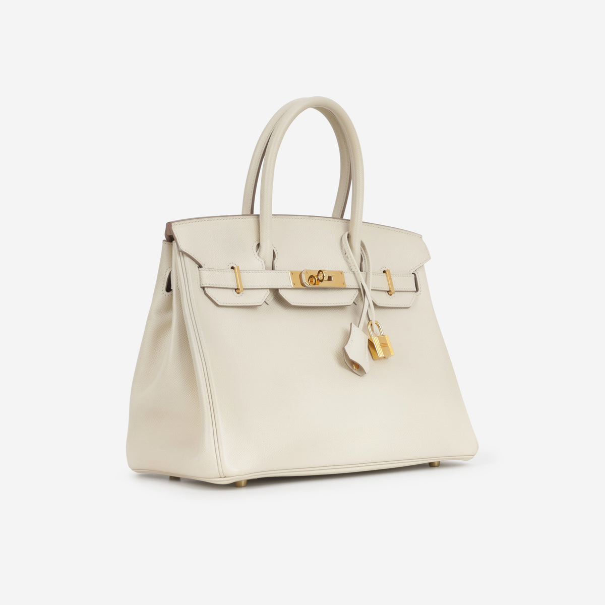 Hermès Birkin 30 - Craie Epsom Retourne | Gold Hardware