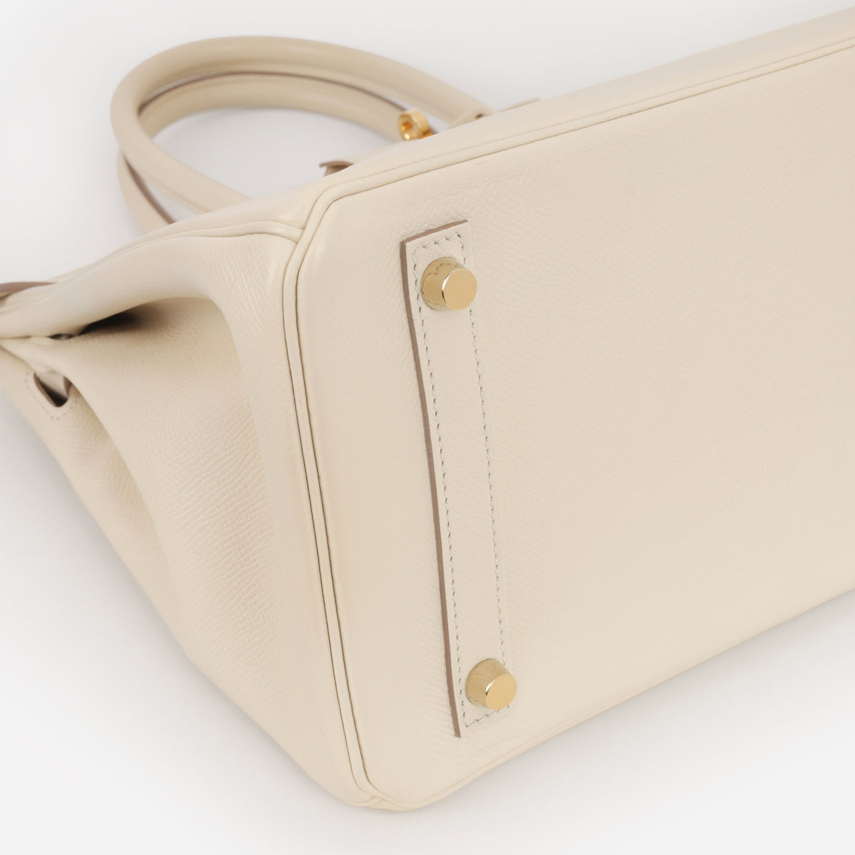 Hermès Birkin 30 - Craie Epsom Retourne | Gold Hardware