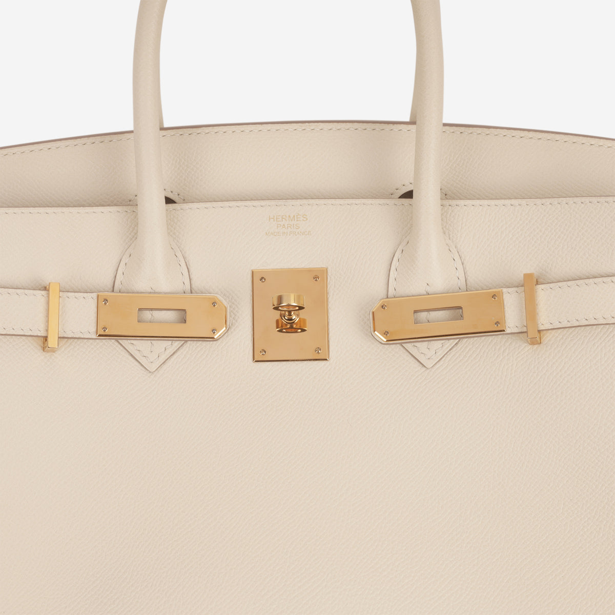 Hermès Birkin 30 - Craie Epsom Retourne | Gold Hardware