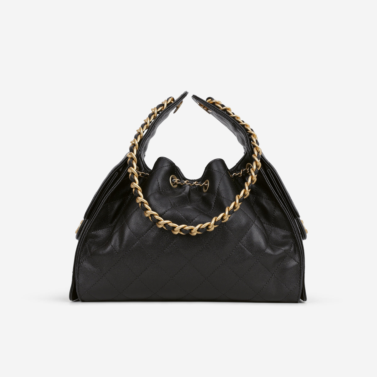 Chanel Small 25 Hobo - Black Caviar | Gold Hardware