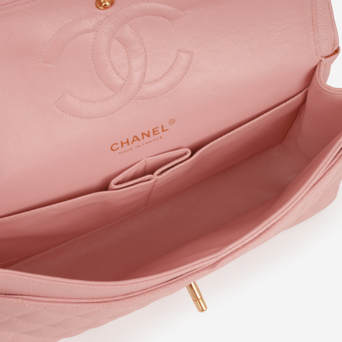 Chanel Medium Classic Flap - Pink Caviar | Gold Hardware - Bagista