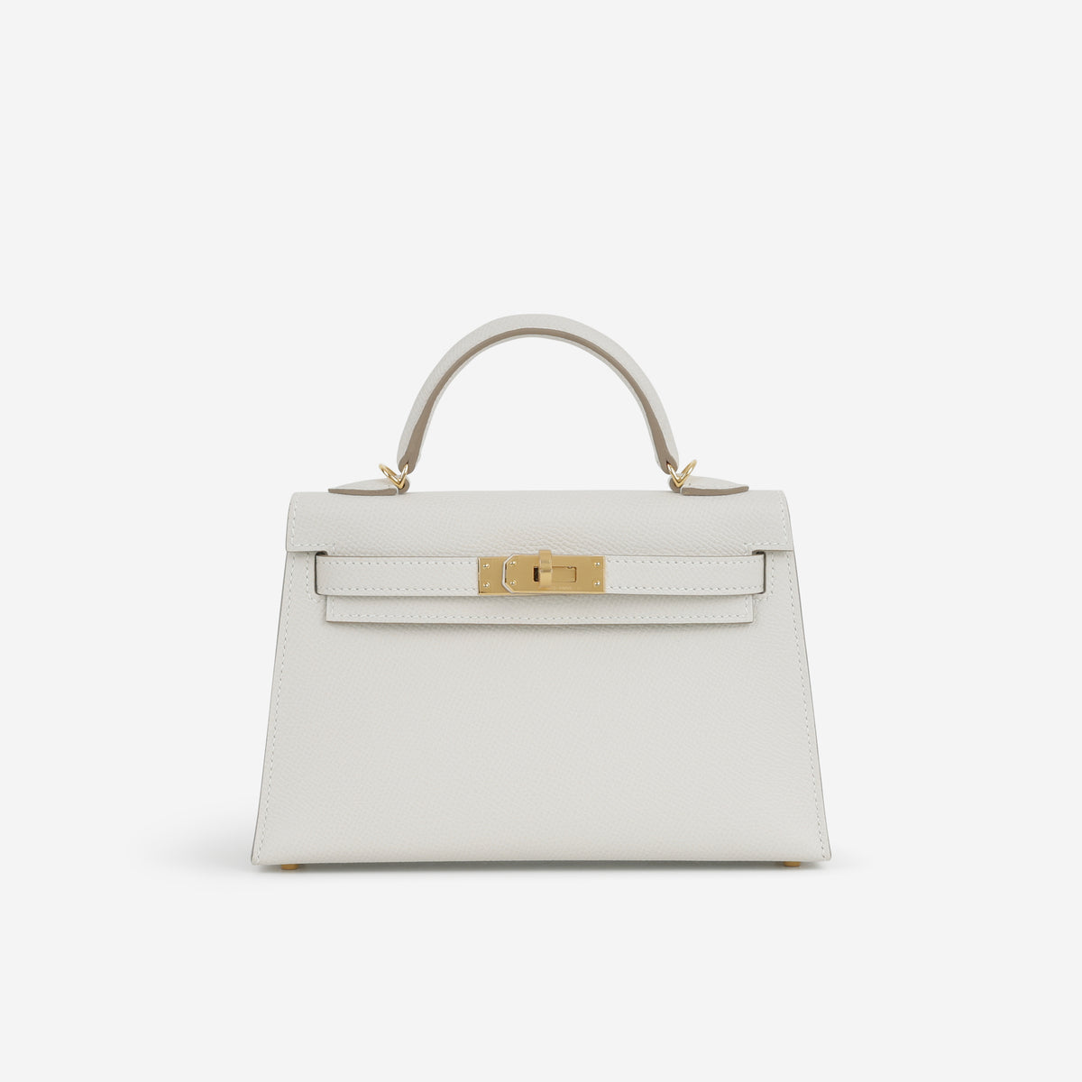 Hermès Mini Kelly 20cm - Gris Pale Epsom | Gold Hardware