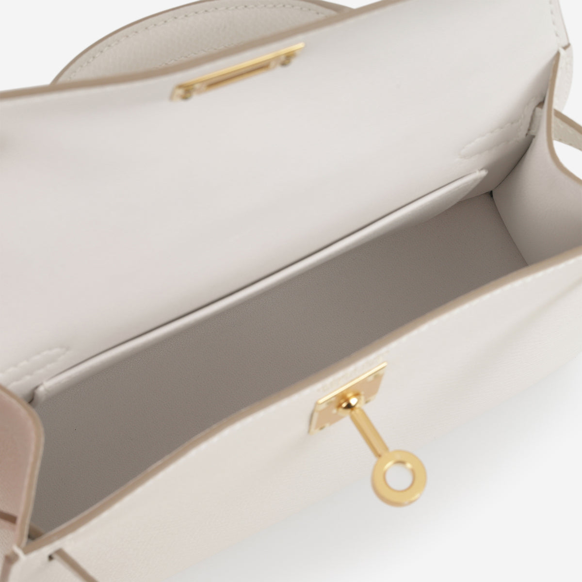 Hermès Mini Kelly 20cm - Gris Pale Epsom | Gold Hardware
