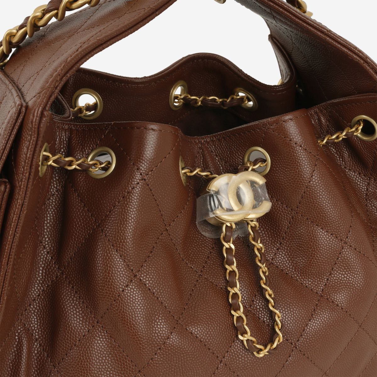Chanel SS26 Small 25 Hobo - Brown Caviar | Gold Hardware
