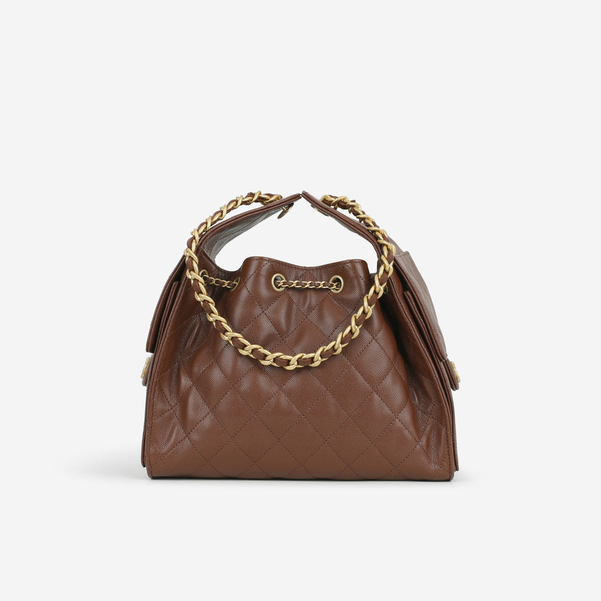 Chanel SS26 Small 25 Hobo - Brown Caviar | Gold Hardware